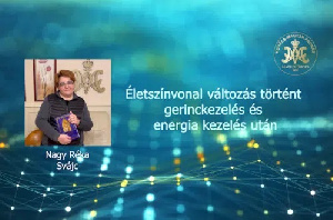Életszínvonal változás történt gerinckezelés és energia kezelés után – Nagy Réka, Svájc